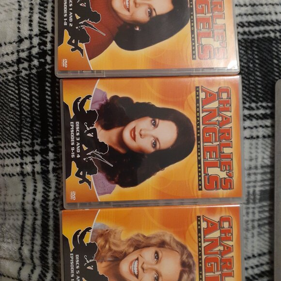 CHARLIE'S ANGELS COMPLETE 3 SEASON KATE JACKSON, JACLYN SMITH, CHERYL LADD DVD - Picture 14 of 16